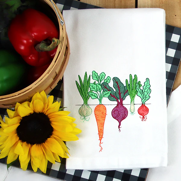 Rooting For You Garden Veggies Border