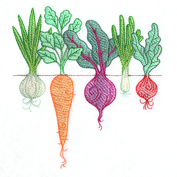 Rooting For You Garden Veggies Border - Image 5