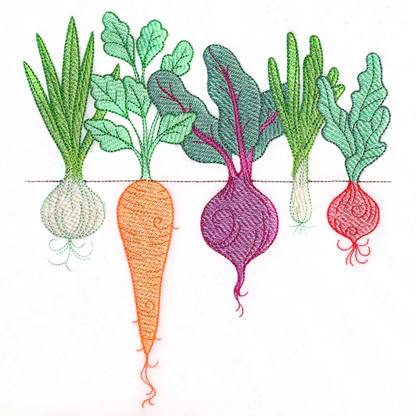 Rooting For You Garden Veggies Border - Image 8
