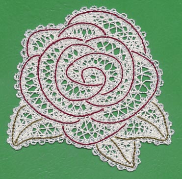 Rose (Battenburg Lace) - Image 3