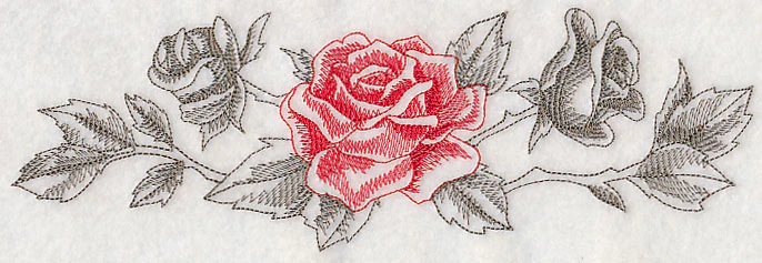 Rose Border (Toile) - Image 2