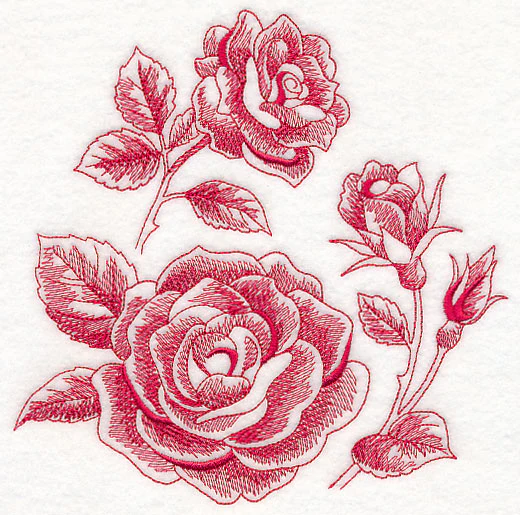 Rose Botanical (Toile) - Image 2