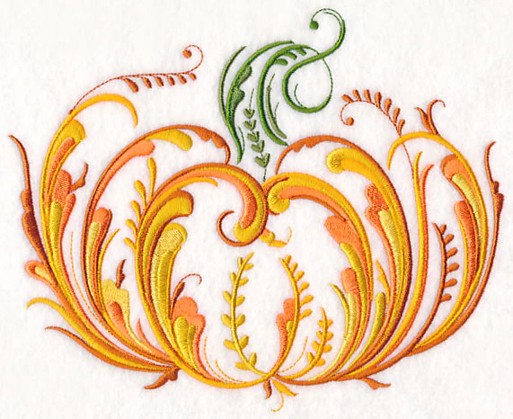 Rosemaling Pumpkin - Image 2