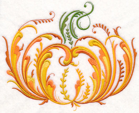 Rosemaling Pumpkin - Image 3