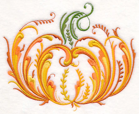 Rosemaling Pumpkin - Image 4