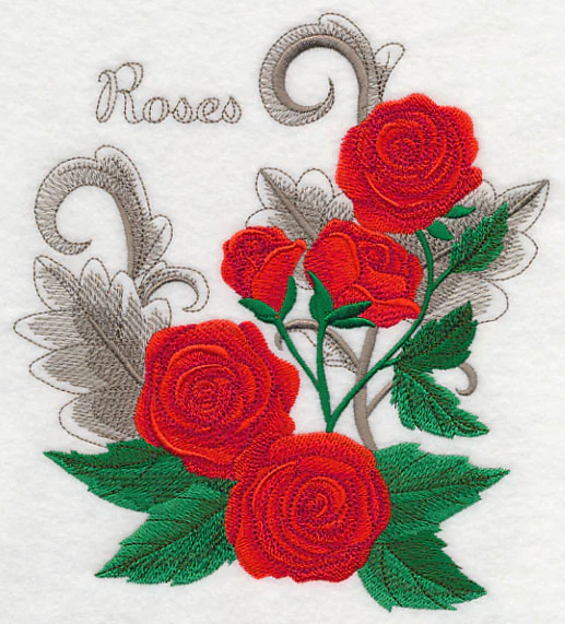 Roses with Flourish - Image 5