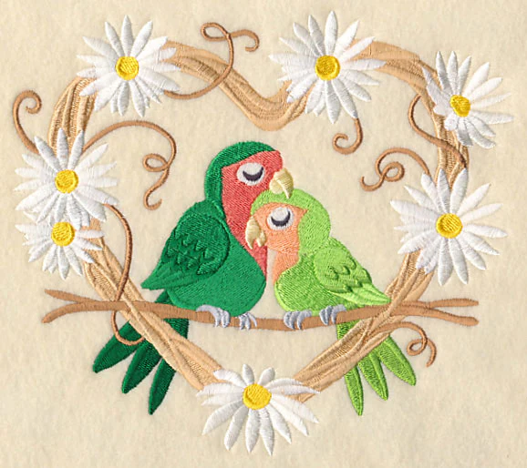 Rosy-Faced Lovebirds Love Nest - Image 5