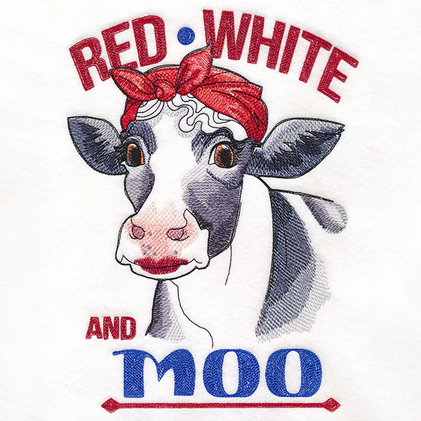 Rosy the Red, White and Moo Cow - Image 3