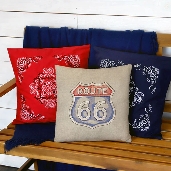Rustic Americana Route 66 Sign - Image 2