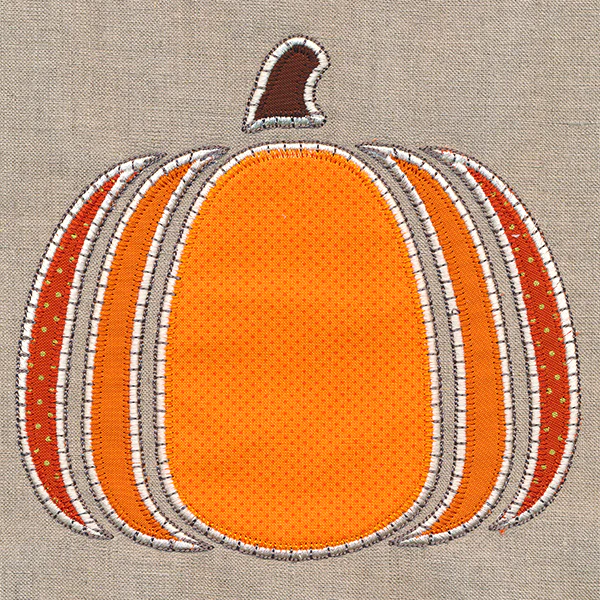 Rustic Autumn Pumpkin (Heirloom Applique) - Image 2