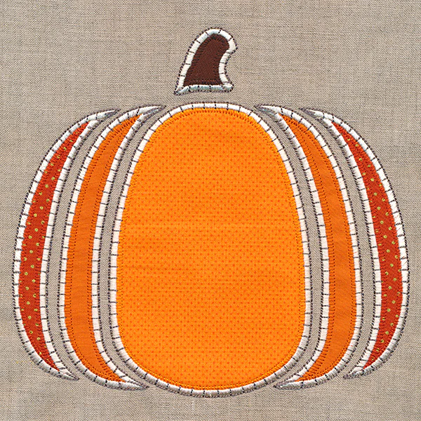 Rustic Autumn Pumpkin (Heirloom Applique) - Image 4