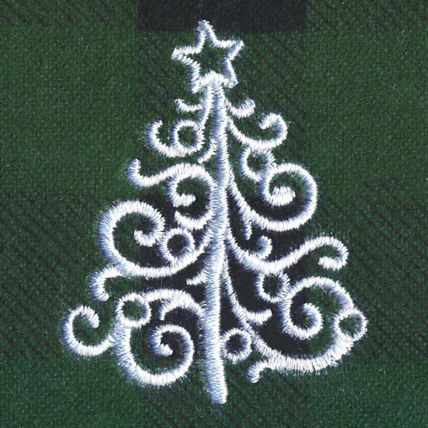 Rustic Christmas Jar Cover II - Tree - Image 2