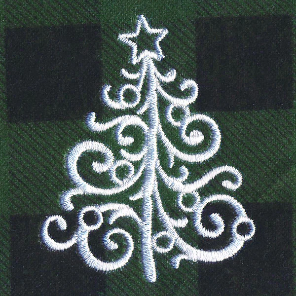 Rustic Christmas Jar Cover II - Tree - Image 3