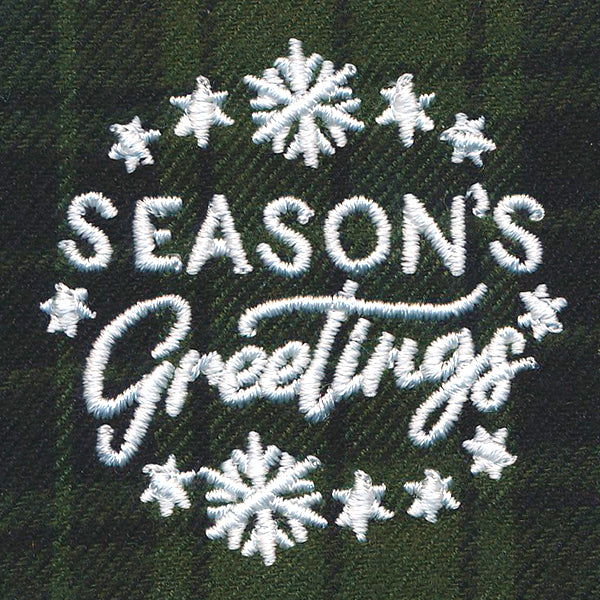 Rustic Christmas Jar Cover - Season's Greetings - Image 3