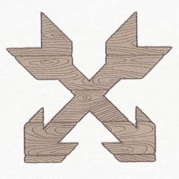 Rustic Decor - Crossed Arrows - Image 2