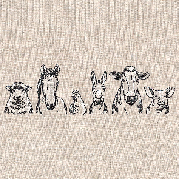 Rustic Edge Farm Friends Border - Image 5