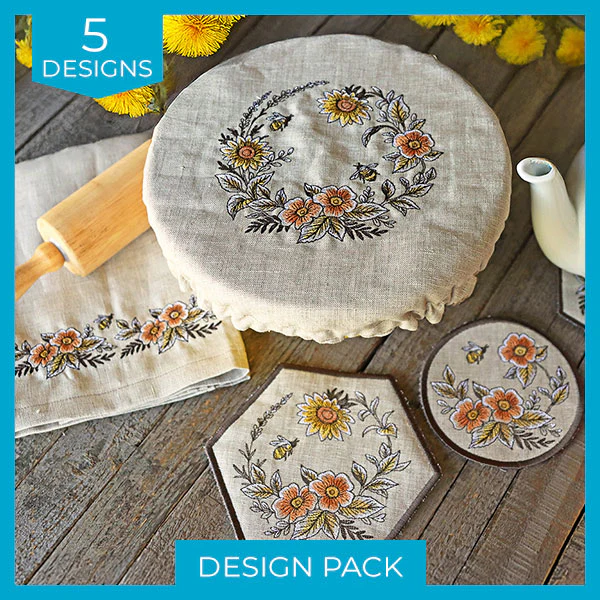 Rustic Elegance Bees & Blooms Kitchen Design Pack - Image 6