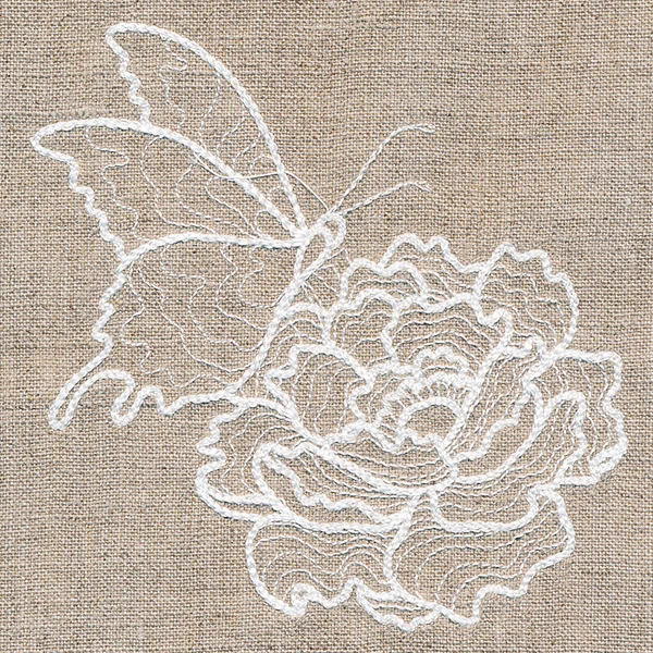 Rustic Garden Butterfly and Peony - Image 5