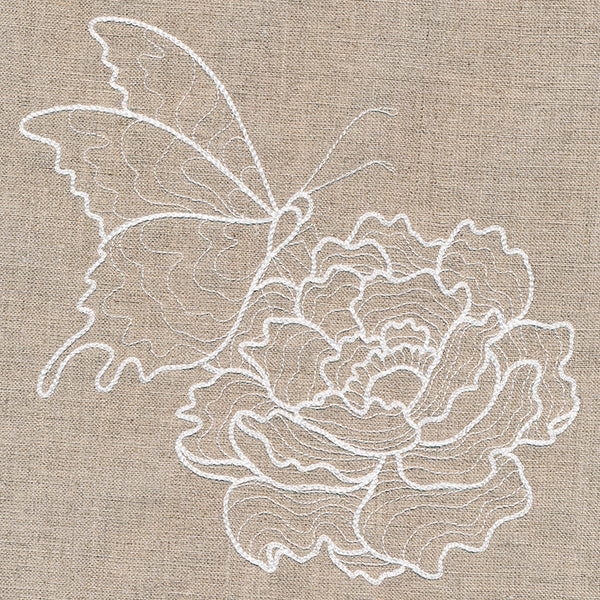 Rustic Garden Butterfly and Peony - Image 6