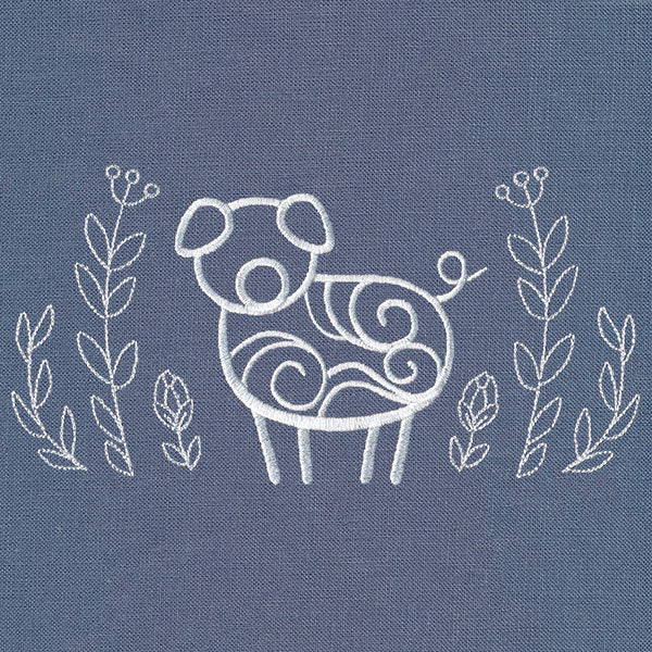 Rustic Pig with Laurel - Image 5