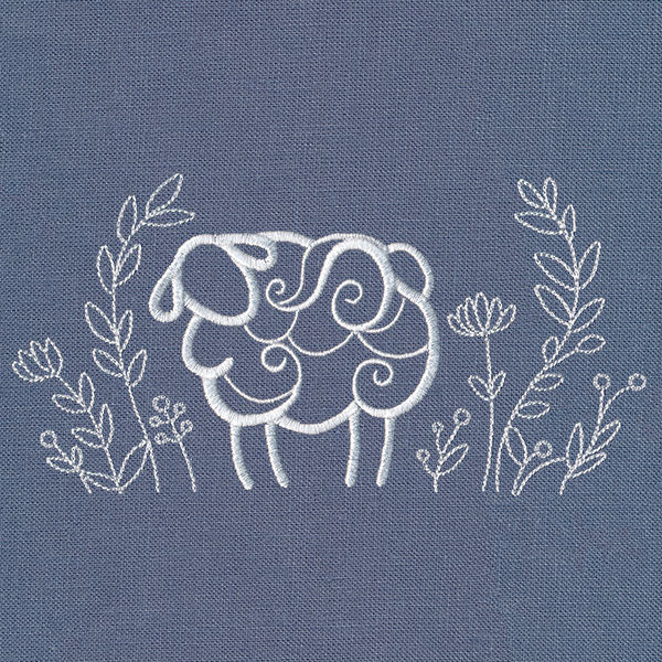 Rustic Sheep with Laurel - Image 3