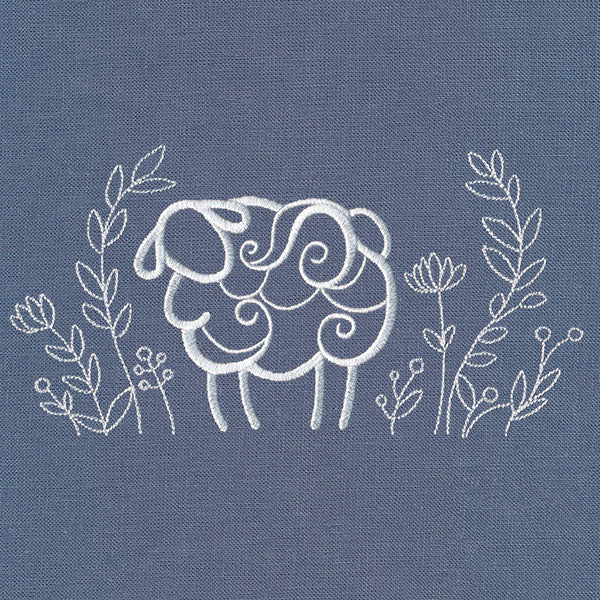 Rustic Sheep with Laurel - Image 6