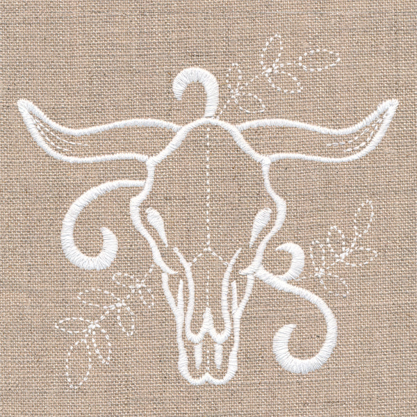 Rustic Steer Skull Accent - Image 2