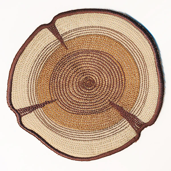 Rustic Wood Slice Trivet (In-the-Hoop) - Image 3