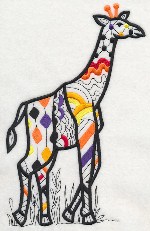 Safari Chic Giraffe (Blackwork) - Image 6