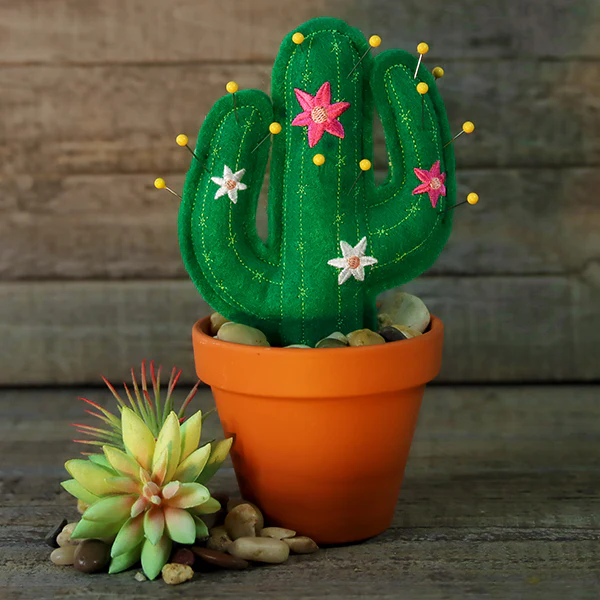 Saguaro Cactus Pincushion (In-the-Hoop)