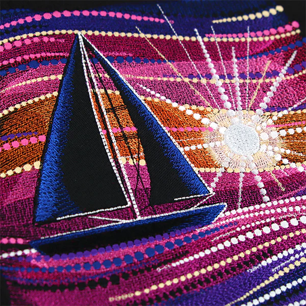 Sailing at Sunset Scene - Image 8
