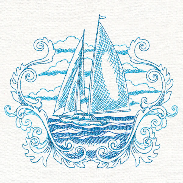 Sails Away Etching - Image 6