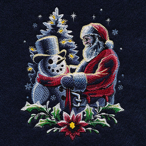 Santa and Snowman Portrait - Image 5