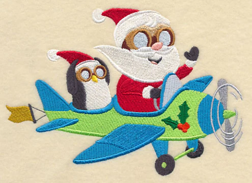 Santa on the Go Airplane - Image 2