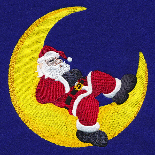 Santa on the Moon - Image 3