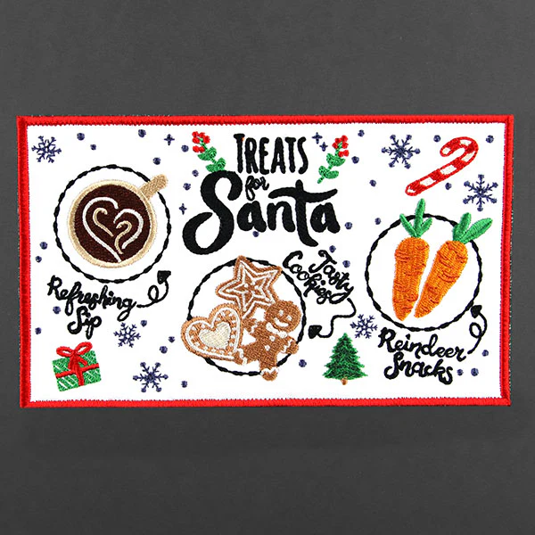 Santa Snacks Mug Rug (In-the-Hoop) - Image 7