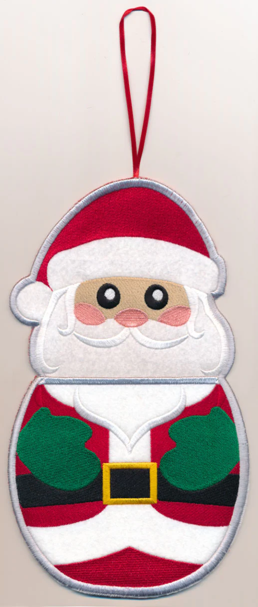 Santa Stocking Stuffer (In-the-Hoop)