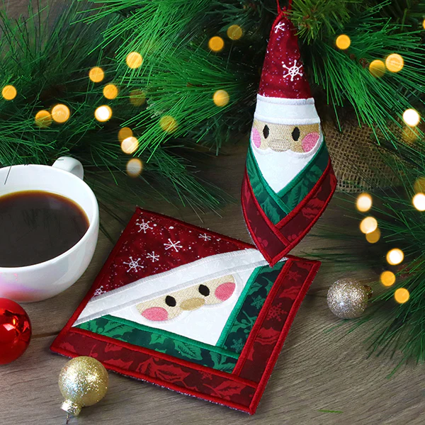 Santa Trivet Ornament (In-the-Hoop) - Image 8