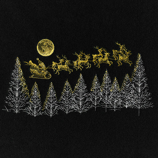 Santa Under the Moonlit Sky - Image 2