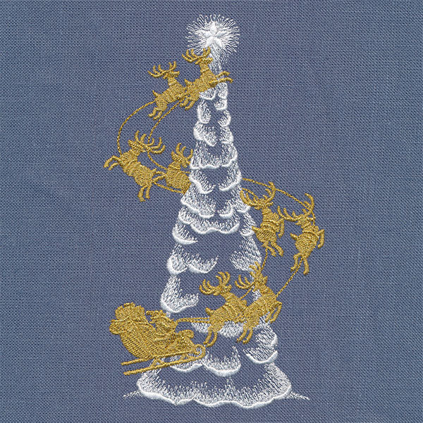 Santa's Flight Around the Christmas Tree - Image 4
