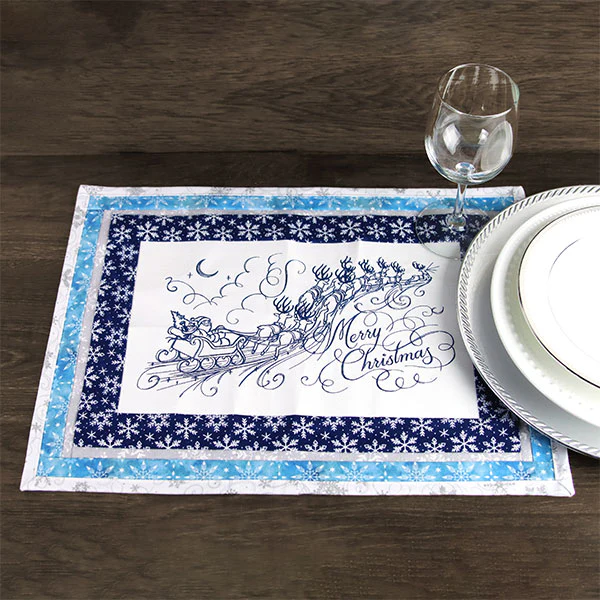Santa's Flight in Calligraphy - Image 8