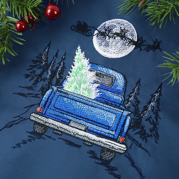Santa's Flight Retro Truck Scene - Image 8