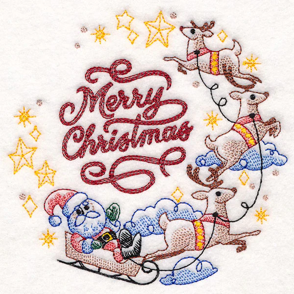 Santa's Flight Wreath - Image 7