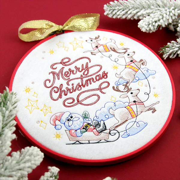 Santa's Flight Wreath - Image 9