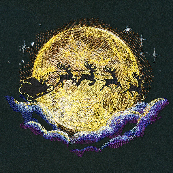 Santa's Moonlit Flight - Image 7