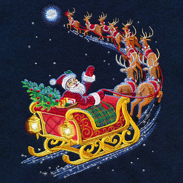 Santa's Starlit Flight - Image 7