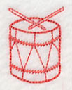 Santa's Toy Shop Drum (Vintage) - Image 2