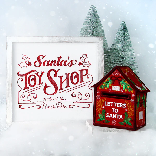 Santa's Toy Shop Market Sign - Image 4