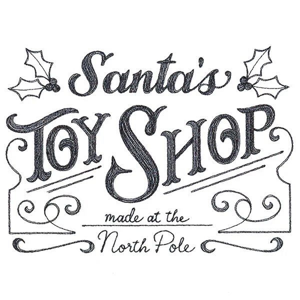 Santa's Toy Shop Market Sign - Image 5