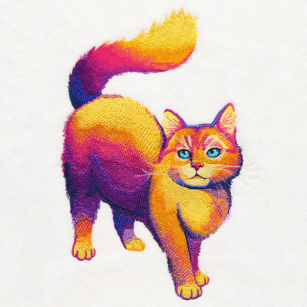 Sassy Cat in Watercolor